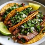 Classic Air Fryer Beef Tongue Tacos