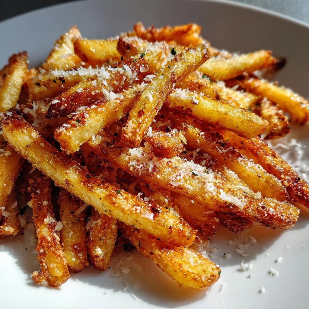 Garlic Parmesan Air Fryer Fries