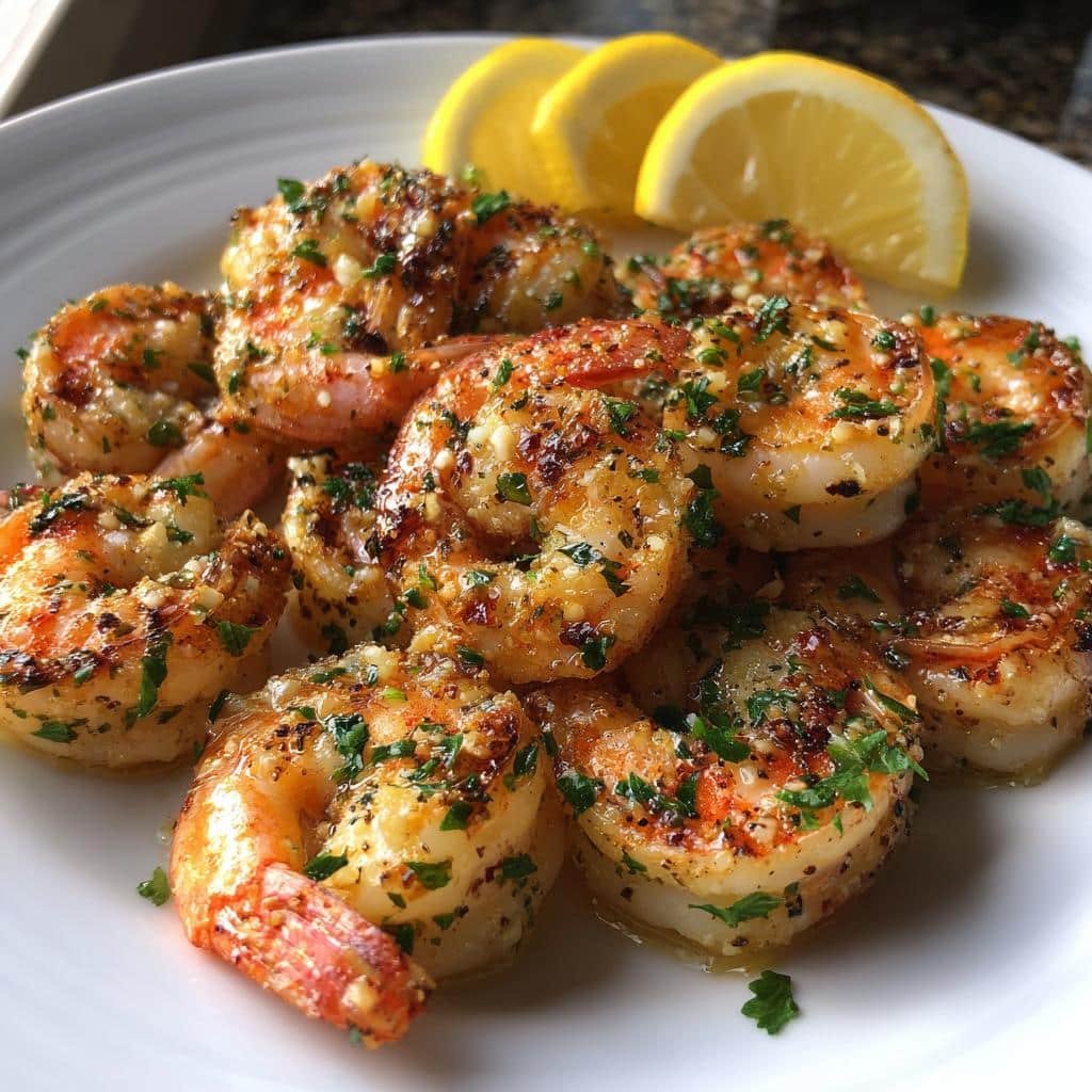 Garlic butter shrimp bites in air fryer - detail 1