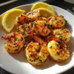 Garlic butter shrimp bites in air fryer