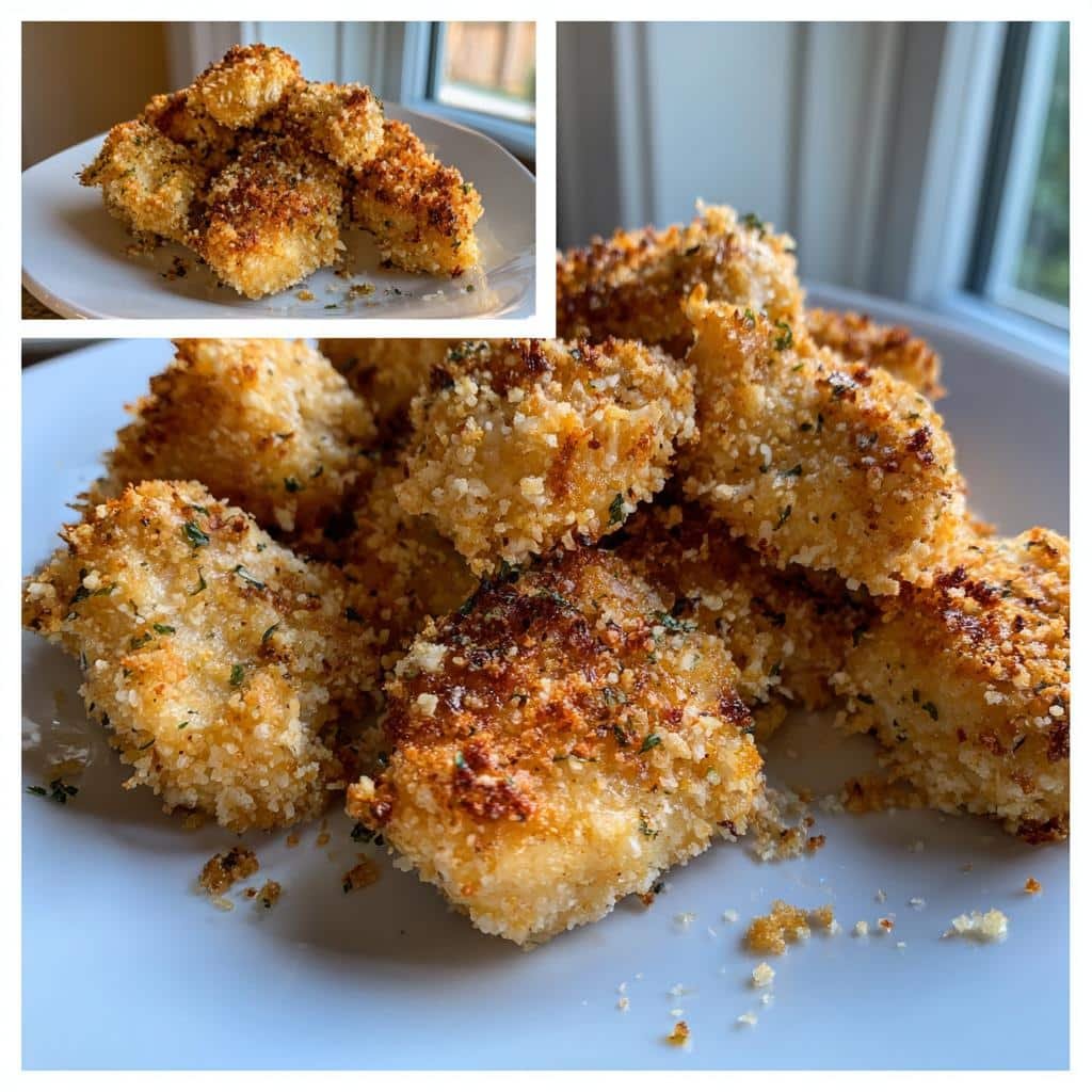 Garlic parmesan chicken bites (air fryer) - detail 1