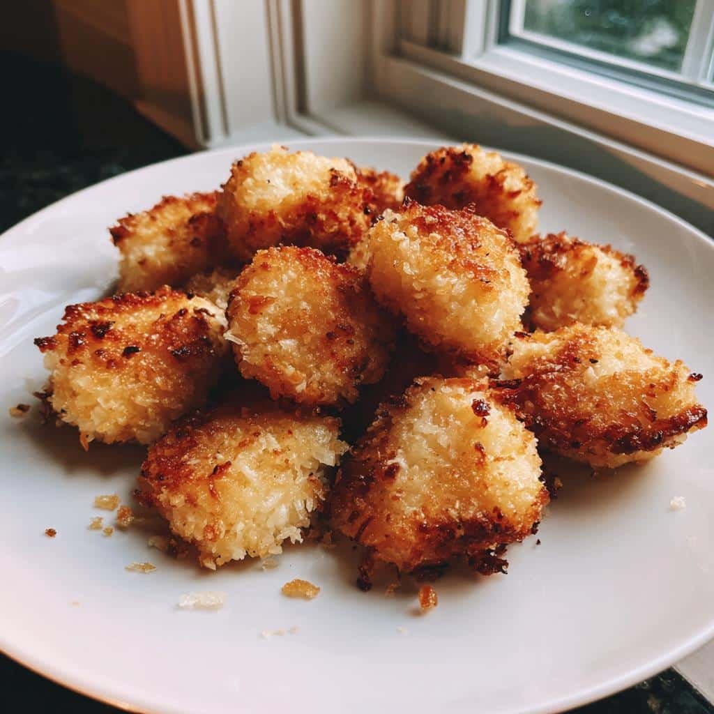 Garlic parmesan chicken bites (air fryer)