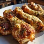 Homemade Garlic Parmesan Air Fryer Drumsticks