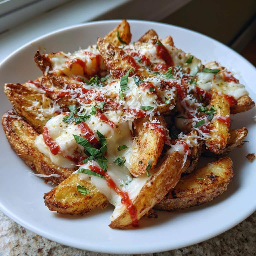 Italian Poutine Air Fryer Wedges - detail 1