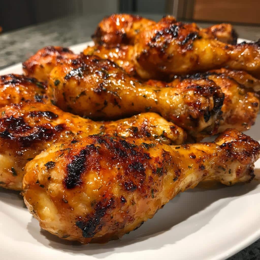 Maple Mustard Air Fryer Drumsticks
