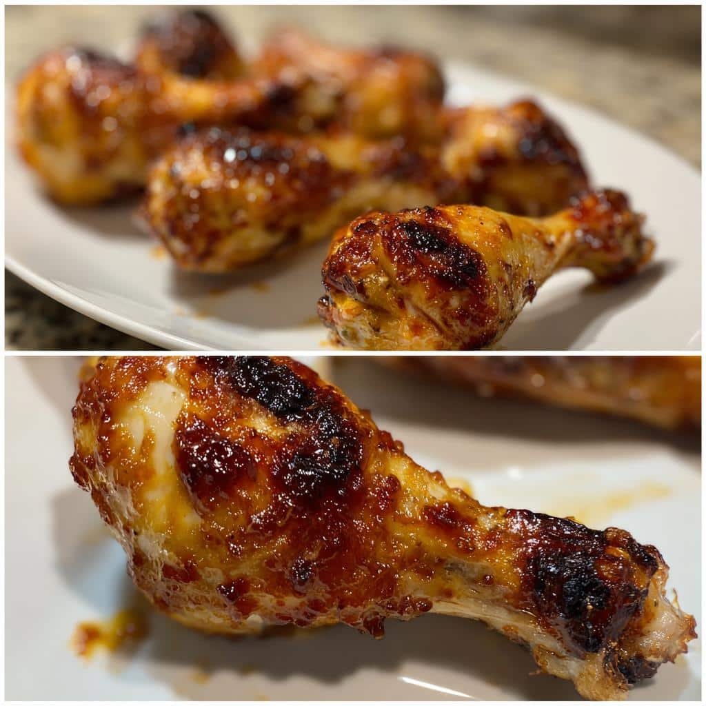 Maple Soy Drumsticks Air Fryer
