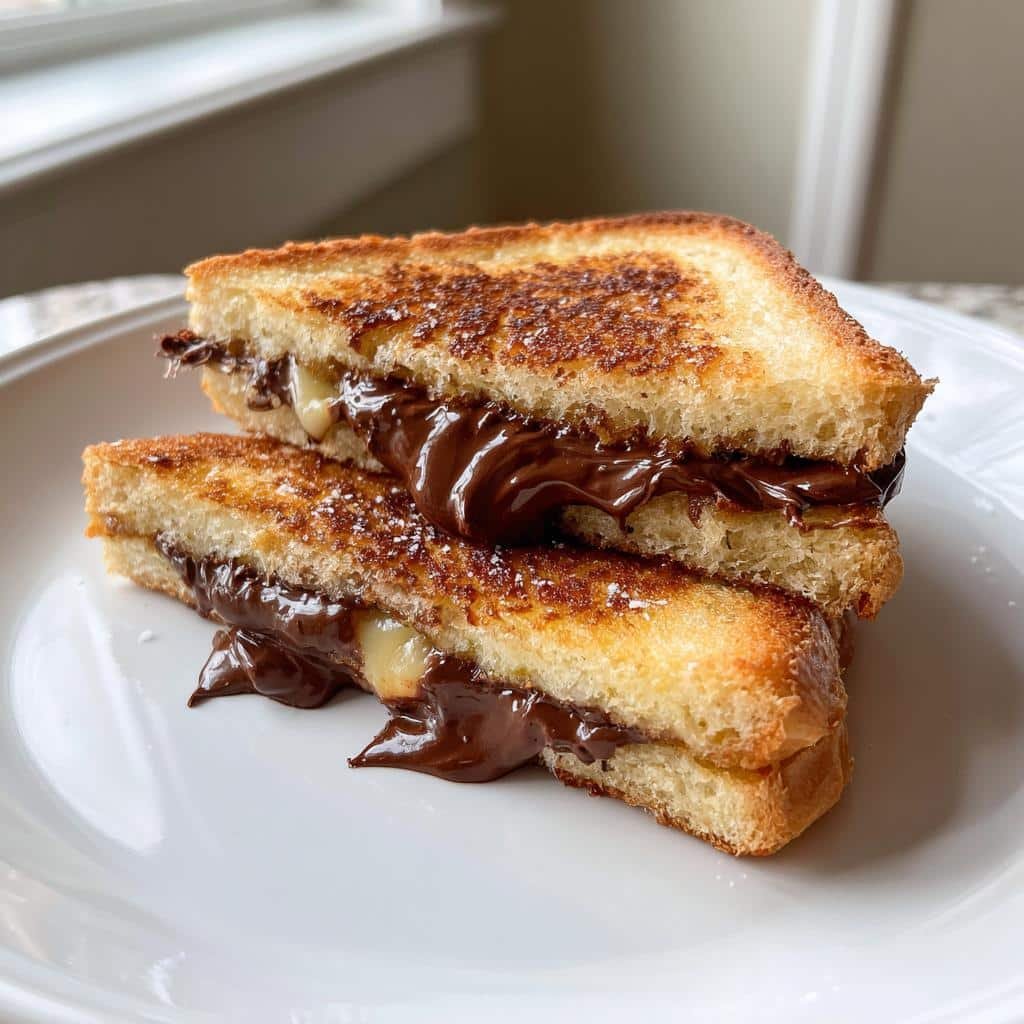Nutella Chocolate Air Fryer Grilled Cheese