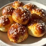 Pretzel bites from canned biscuits (air fryer)