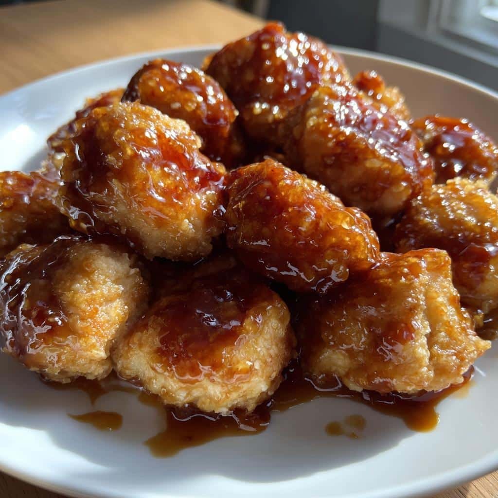 Sweet & sour chicken bites (air fryer)