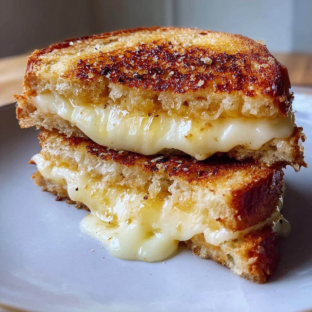 Truffle Honey Air Fryer Grilled Cheese