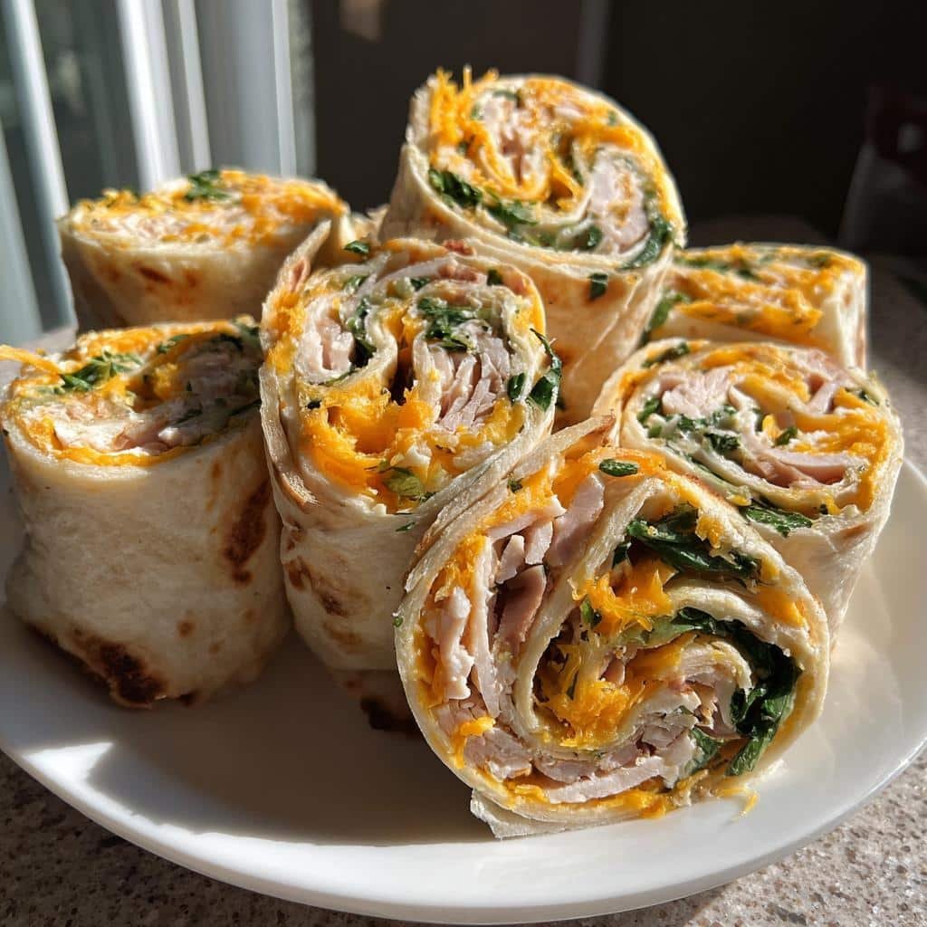 Turkey Pinwheels (Air Fryer) - detail 1