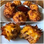 air fryer BBQ Pulled Pork Bites