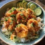 air fryer Bang Bang Shrimp Bowl