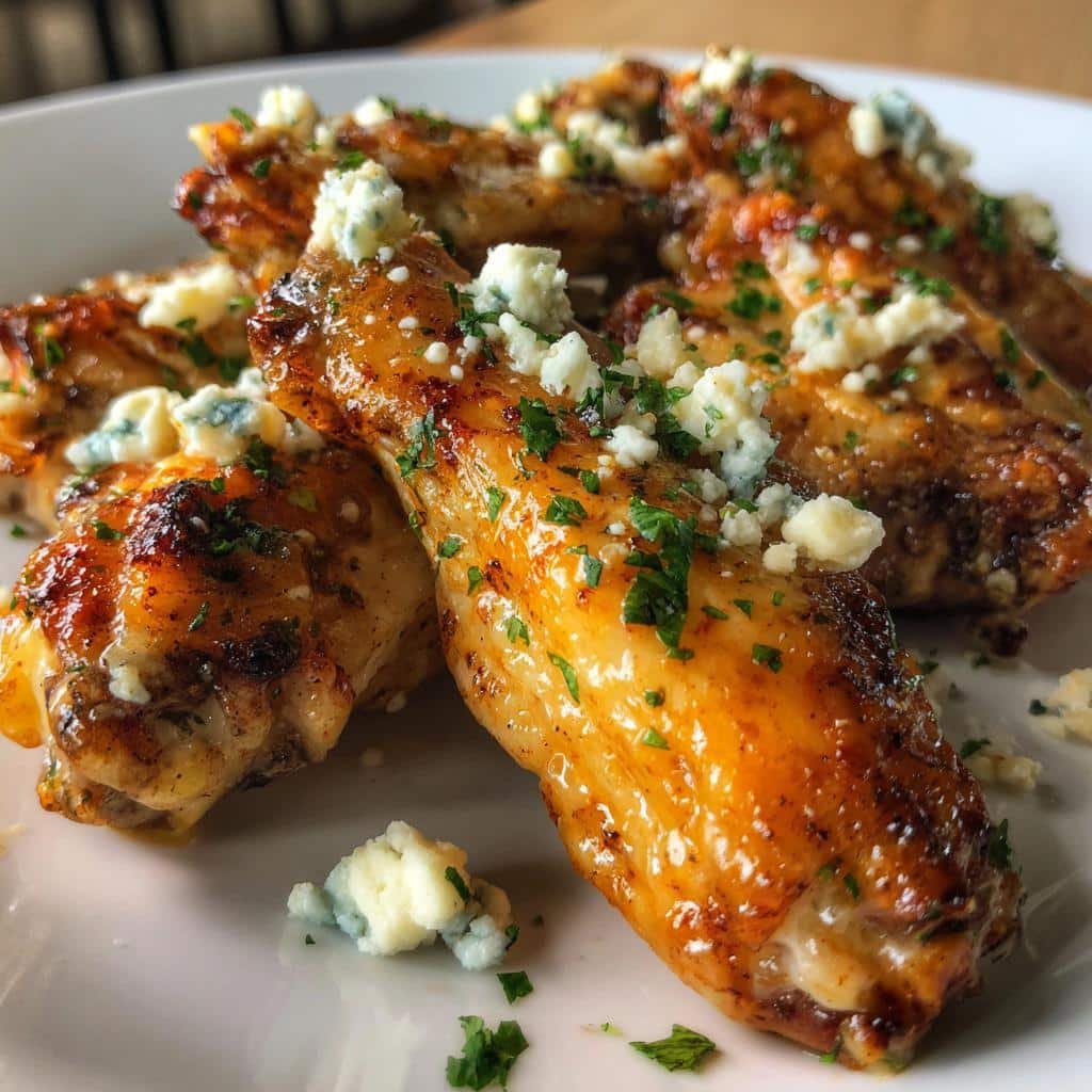 air fryer Blue Cheese Wings