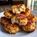 air fryer Crab au Gratin Spread Bites