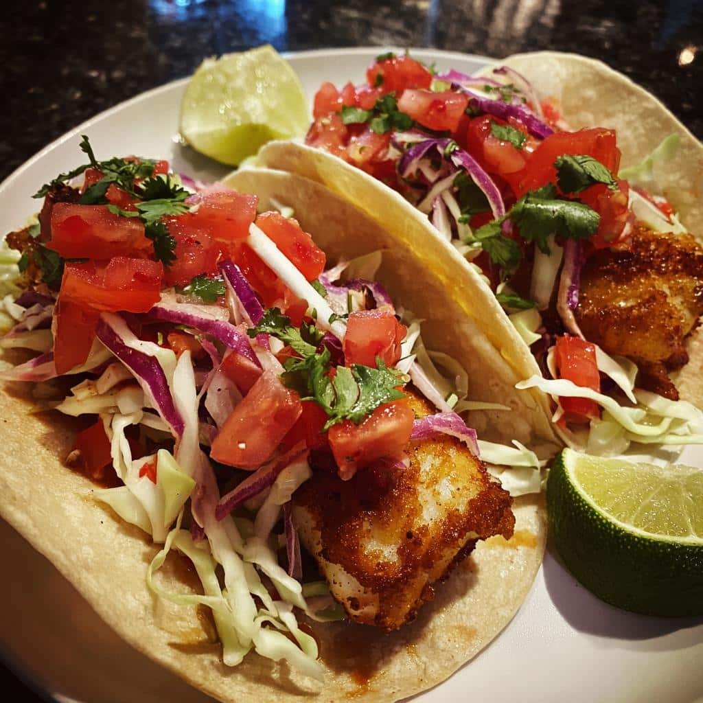 air fryer  Fish Tacos - detail 1