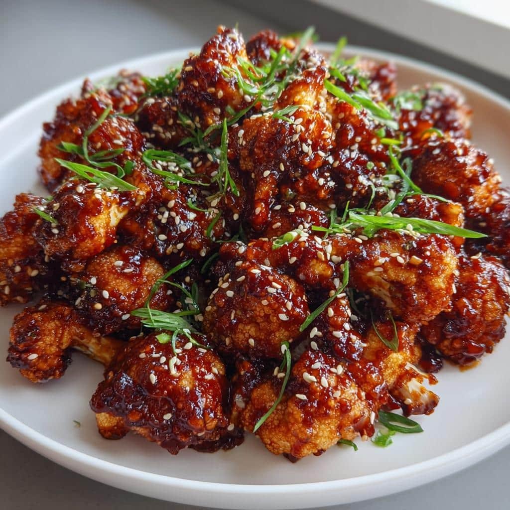 air fryer  Korean Fried Cauliflower - detail 1