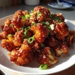 air fryer Korean Fried Cauliflower