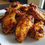 air fryer Orange Wings