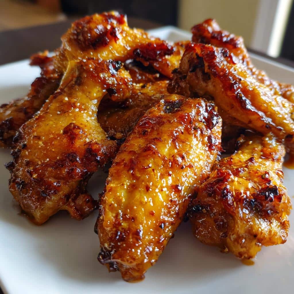 air fryer Orange Wings
