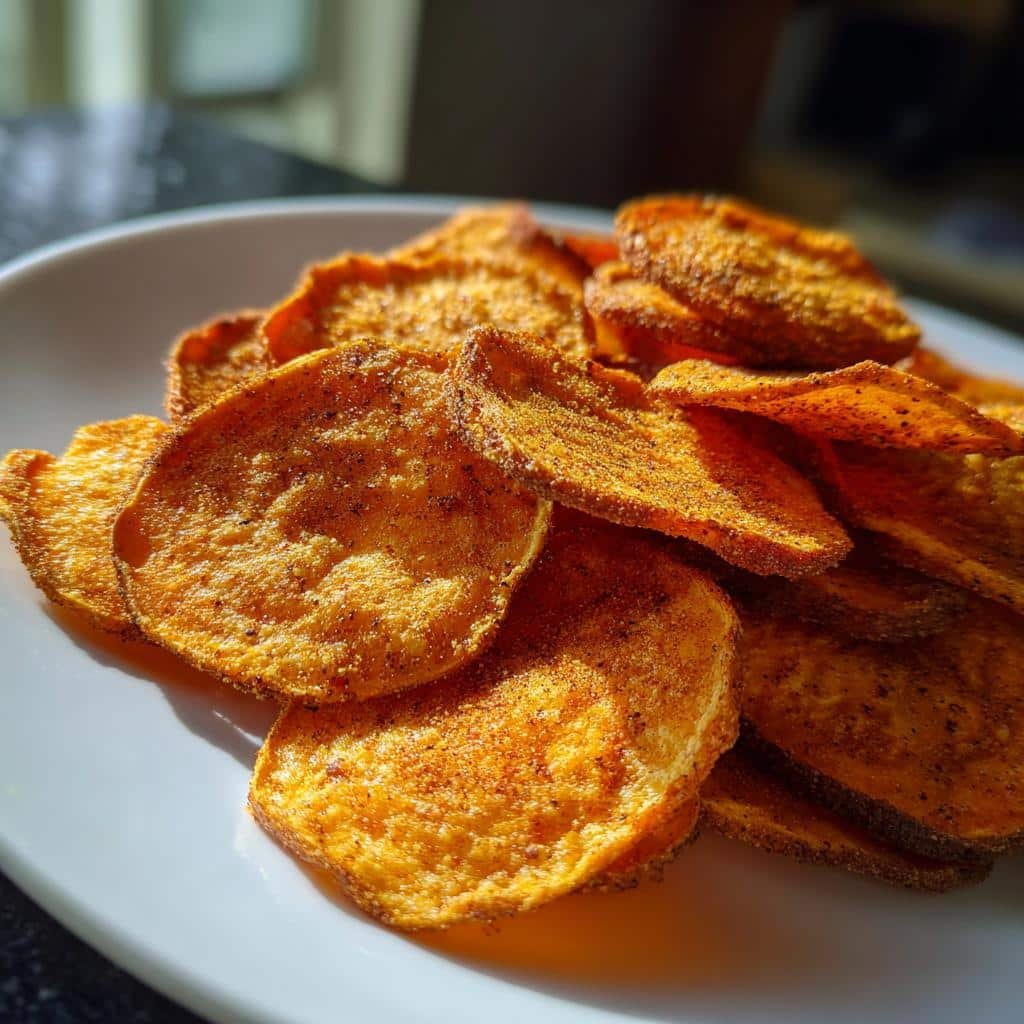 air fryer Pumpkin Pie Spice Chips - detail 1