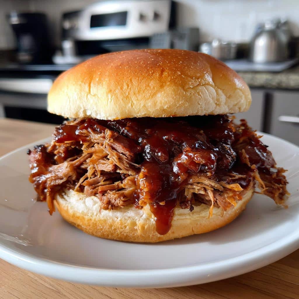 air fryer Texas Brisket Sandwich - detail 1