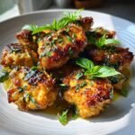 air fryer Thai Green Curry Chicken Bites