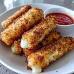 Air Fryer 5‑Ingredient Mozzarella Sticks