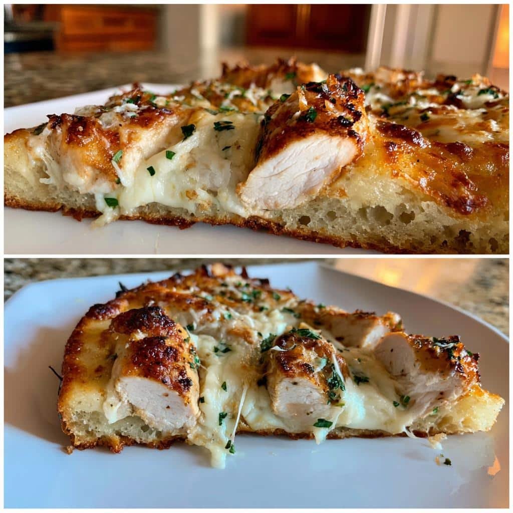 15-Minute Air Fryer Alfredo Pizza with Grilled Chicken - Crispy Bliss 4 Air Fryer Alfredo Pizza with Grilled Chicken - detail 1