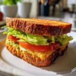 Air Fryer Almond Flour Bread Sandwich