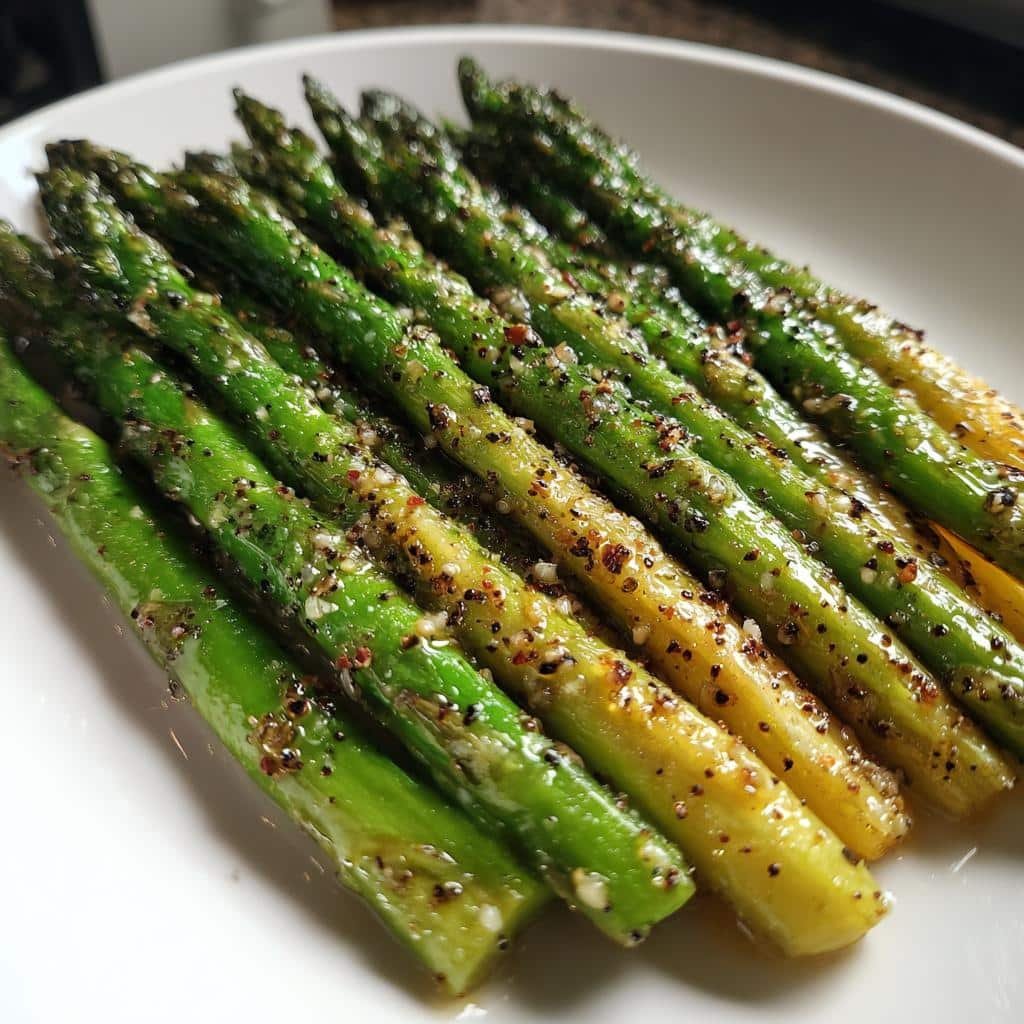 Air Fryer Asparagus Lemon Pepper - detail 1