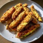 Air Fryer Avocado Fries with Everything Bagel