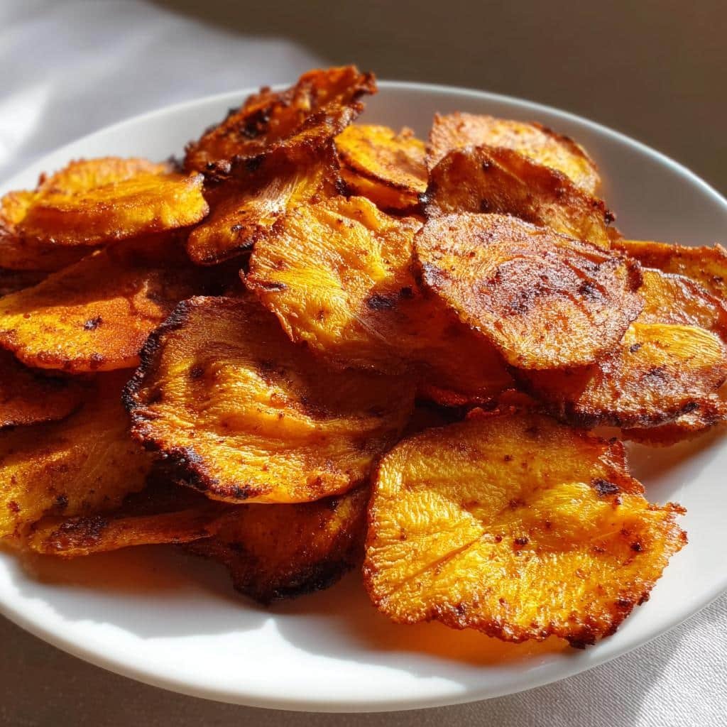Air Fryer BBQ Jackfruit Chips - detail 1