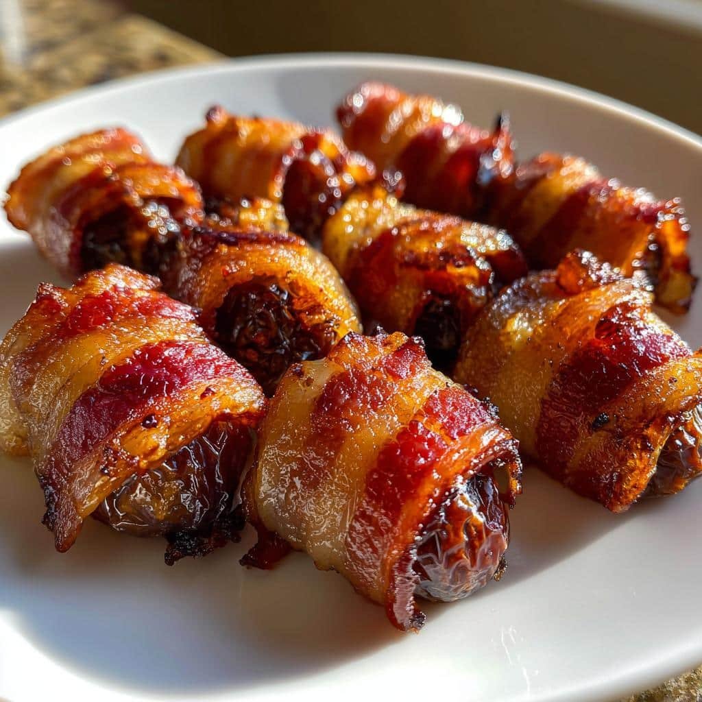 Air Fryer Bacon-Wrapped Dates - detail 1