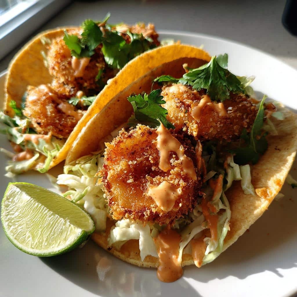 Crispy Air Fryer Bang Bang Shrimp Tacos in 20 Minutes 4 Air Fryer Bang Bang Shrimp Tacos - detail 1