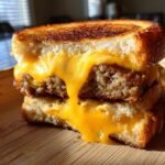 Air Fryer Breakfast Sausage Grilled Cheese