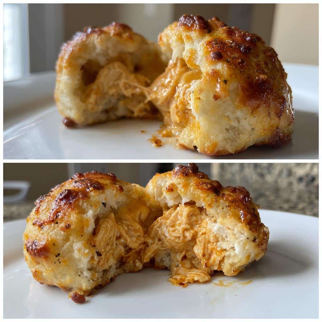 Air Fryer Buffalo Chicken Bombs (Biscuit)