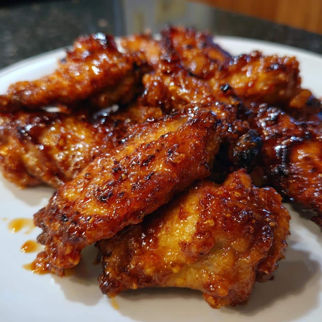 Air Fryer Buffalo Wings Honey Garlic