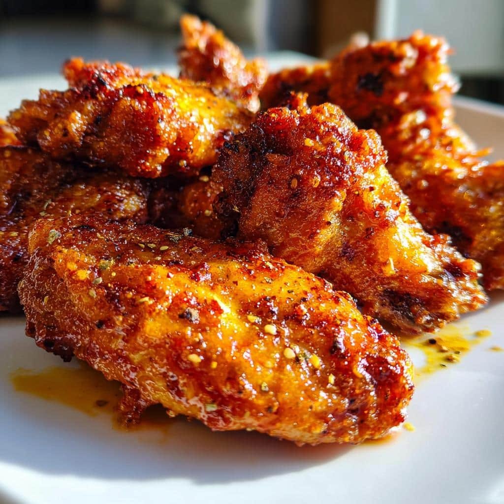 Air Fryer Buffalo Wings Lemon Pepper