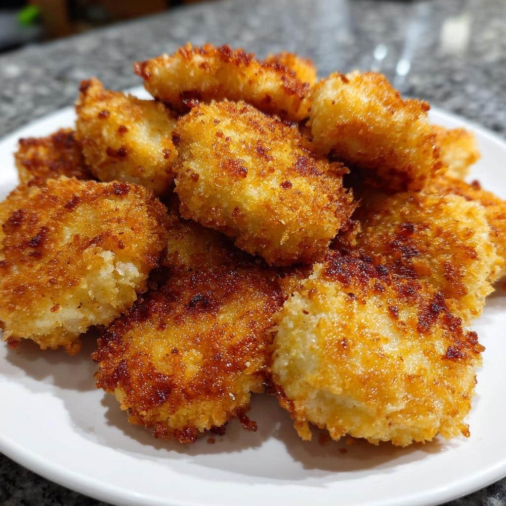 Air Fryer Buttermilk-Soaked Classic Crispy Nuggets