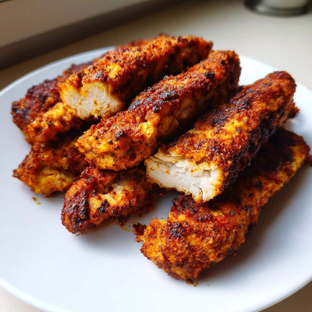 Air Fryer Cajun Chicken Sticks