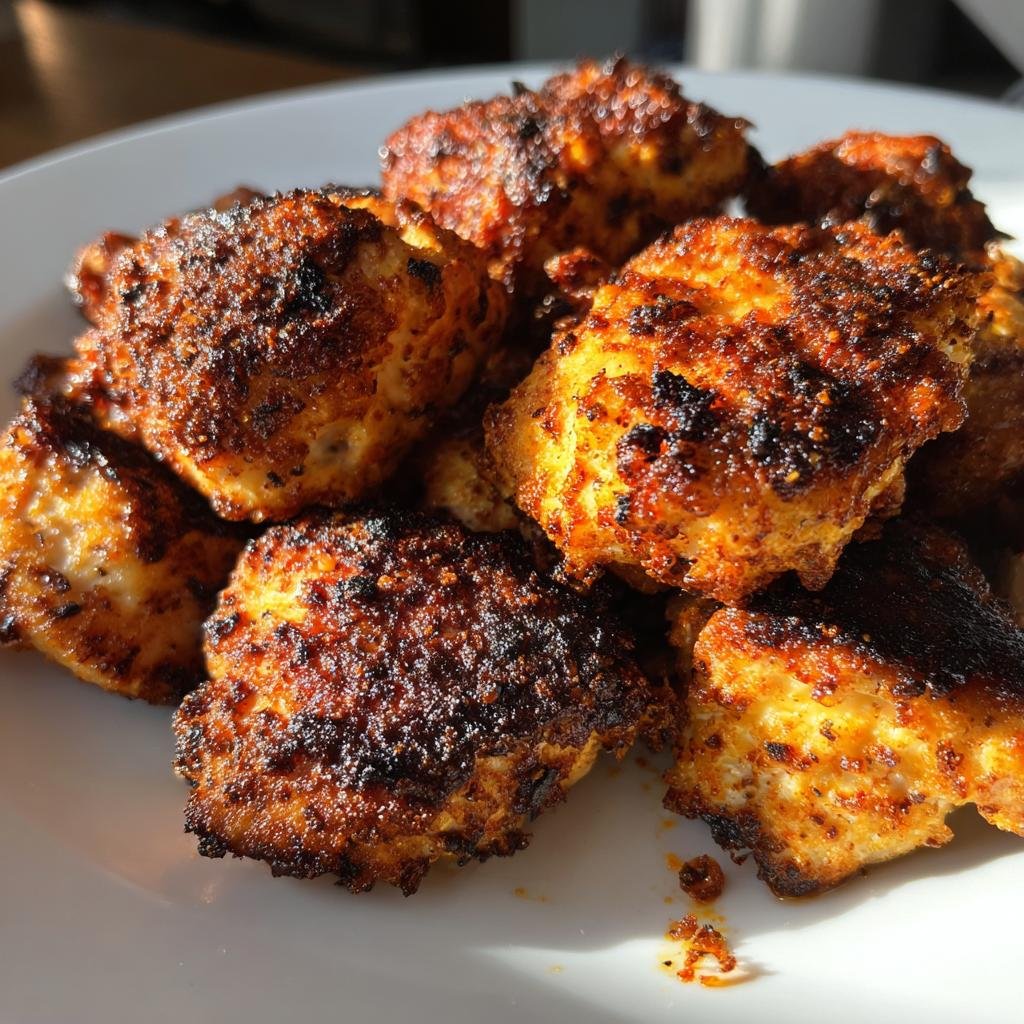 Air Fryer Cajun chicken bites (air fryer)