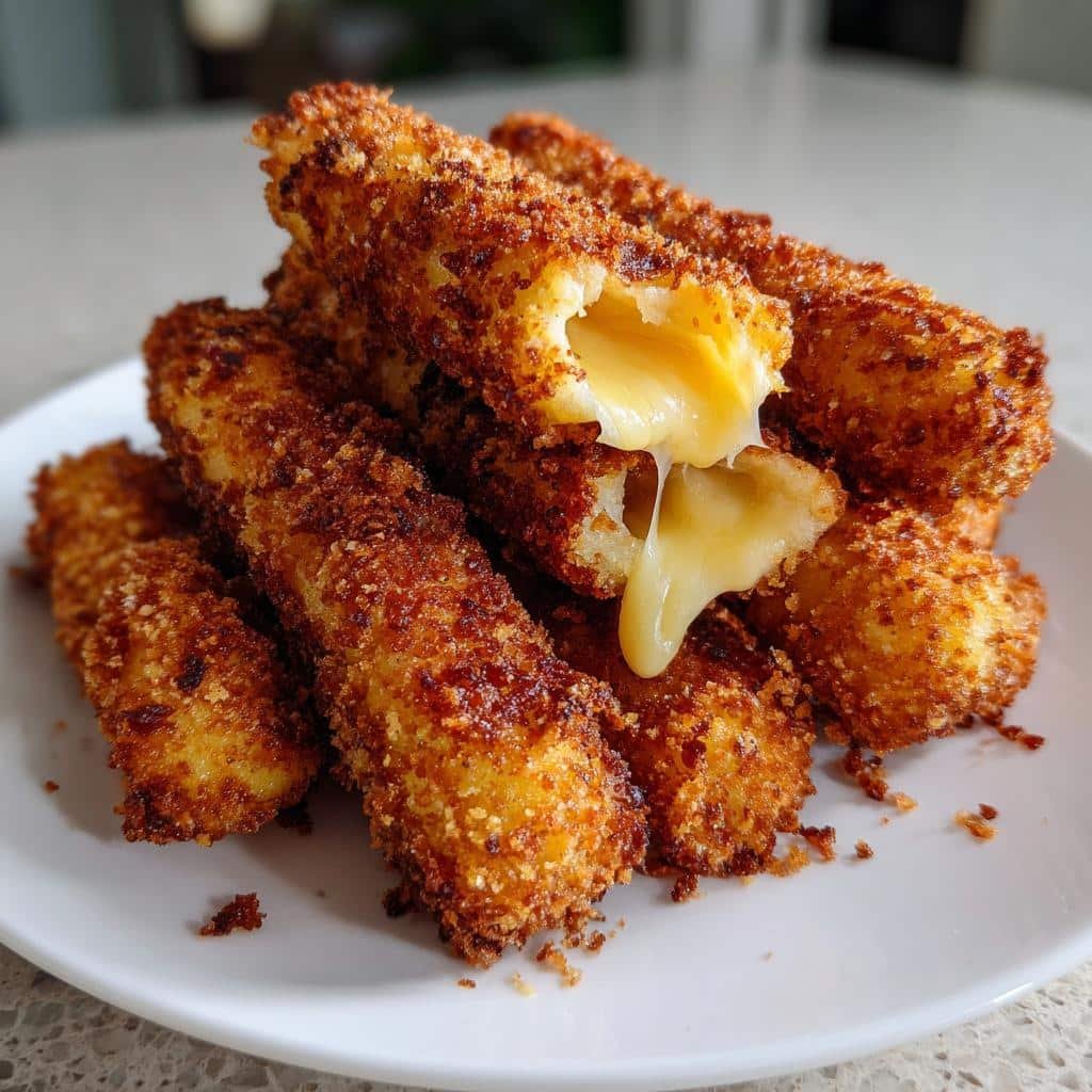 Crispy Air Fryer Cheddar Cheese Sticks Ready in 15 Minutes 4 Air Fryer Cheddar Cheese Sticks - detail 1