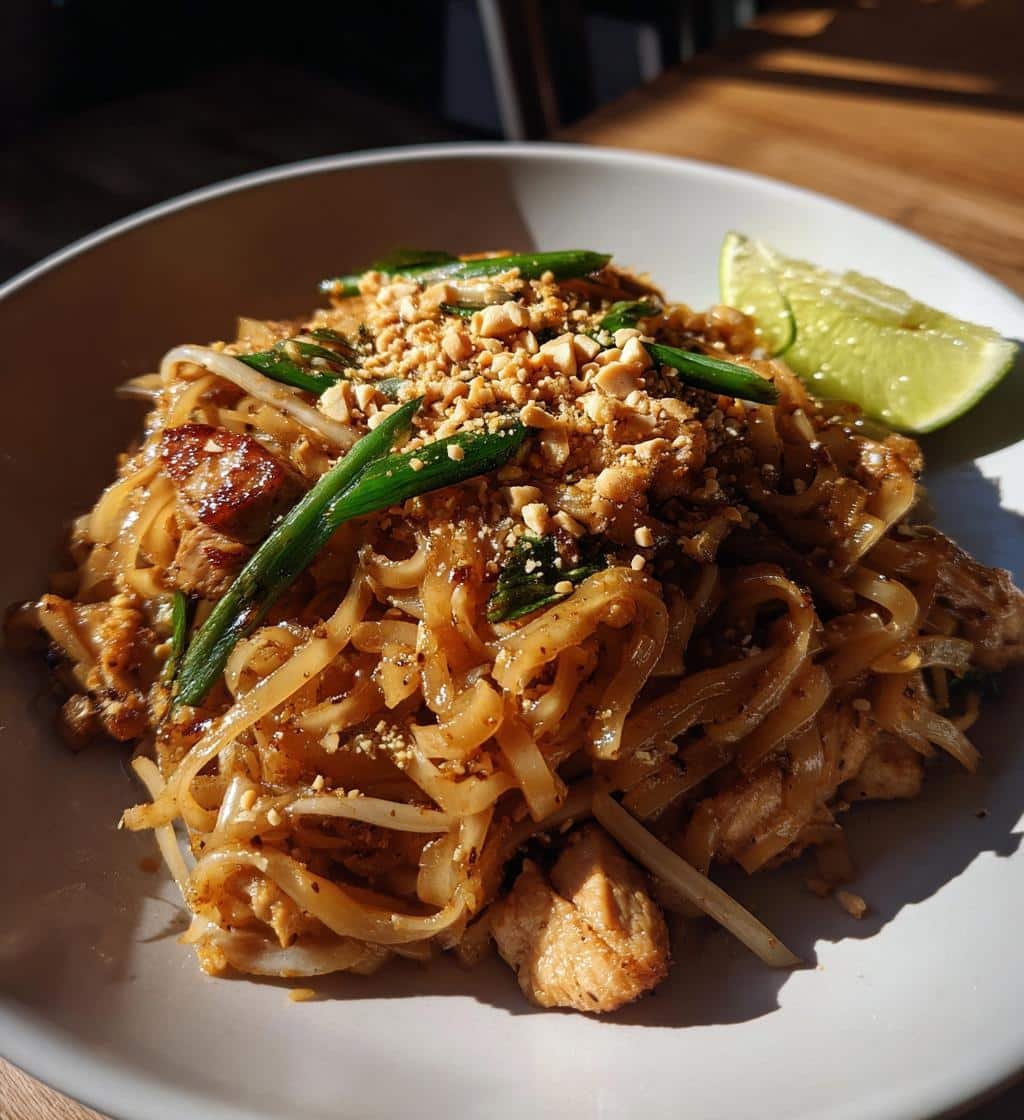 Air Fryer Chicken Pad Thai