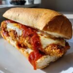 Air Fryer Chicken Parmesan Sub Sandwiches