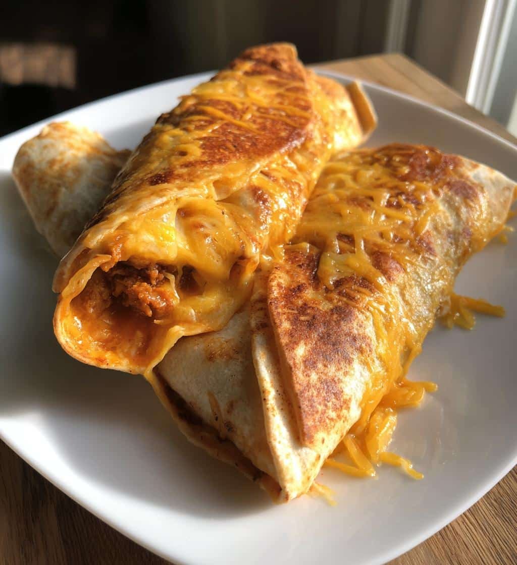 Air Fryer Chili & Cheese Wraps