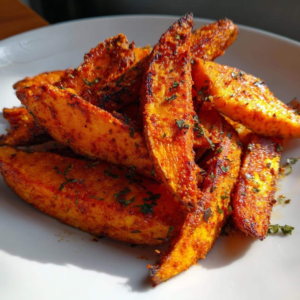 Air Fryer Chili-Lime Sweet Potato Wedges