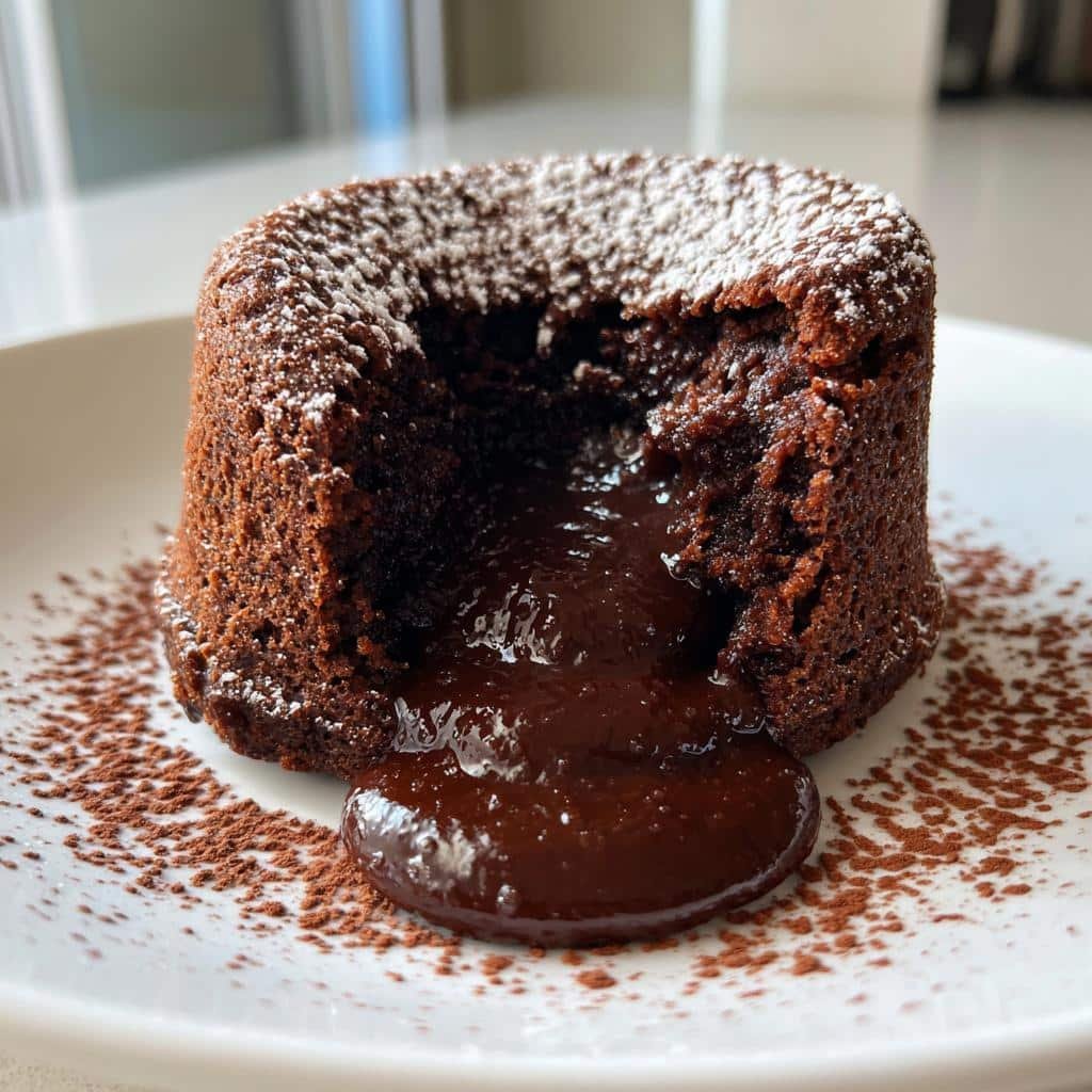 Air Fryer Chocolate Lava Cake - detail 1