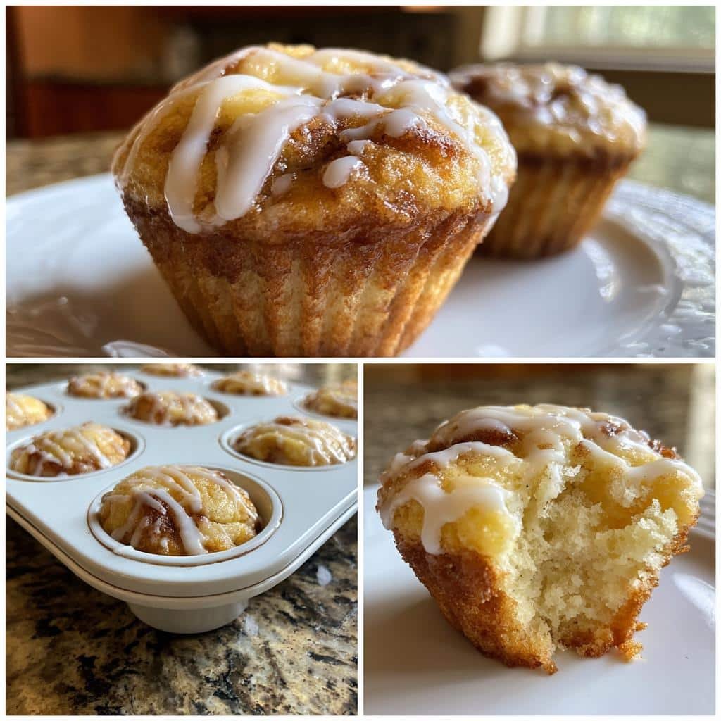 Air Fryer Cinnamon Roll Muffins - detail 1