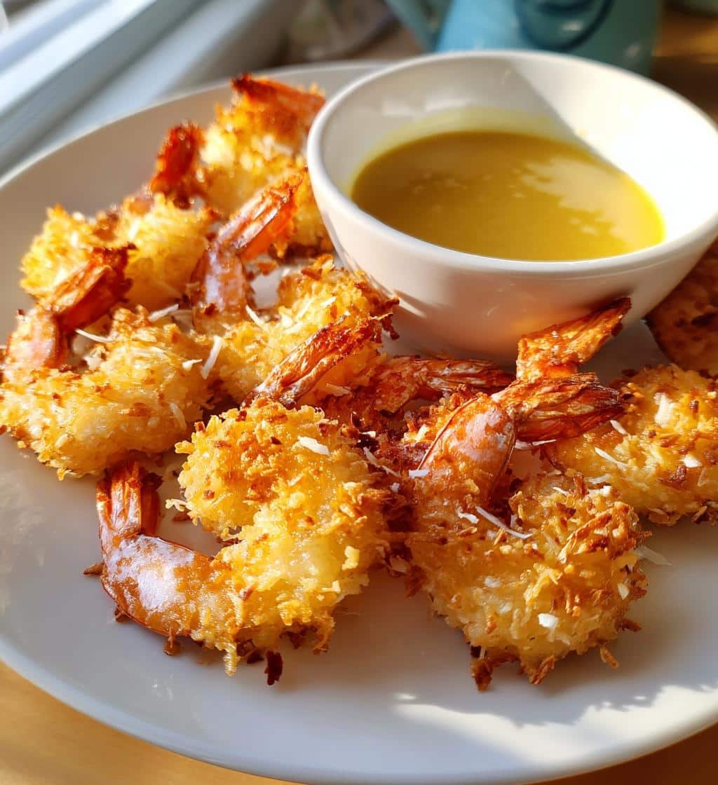 25-Minute Air Fryer Coconut Shrimp Honey Mustard - Crispy Bliss 4 Air Fryer Coconut Shrimp Honey Mustard - detail 1